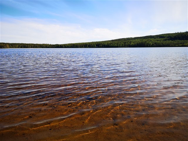 Badplats Nyvallssjön