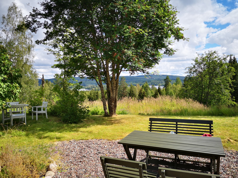 Vy från Gruvstugan Flogberget