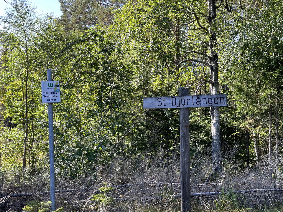 Skylt Stora Djurlången