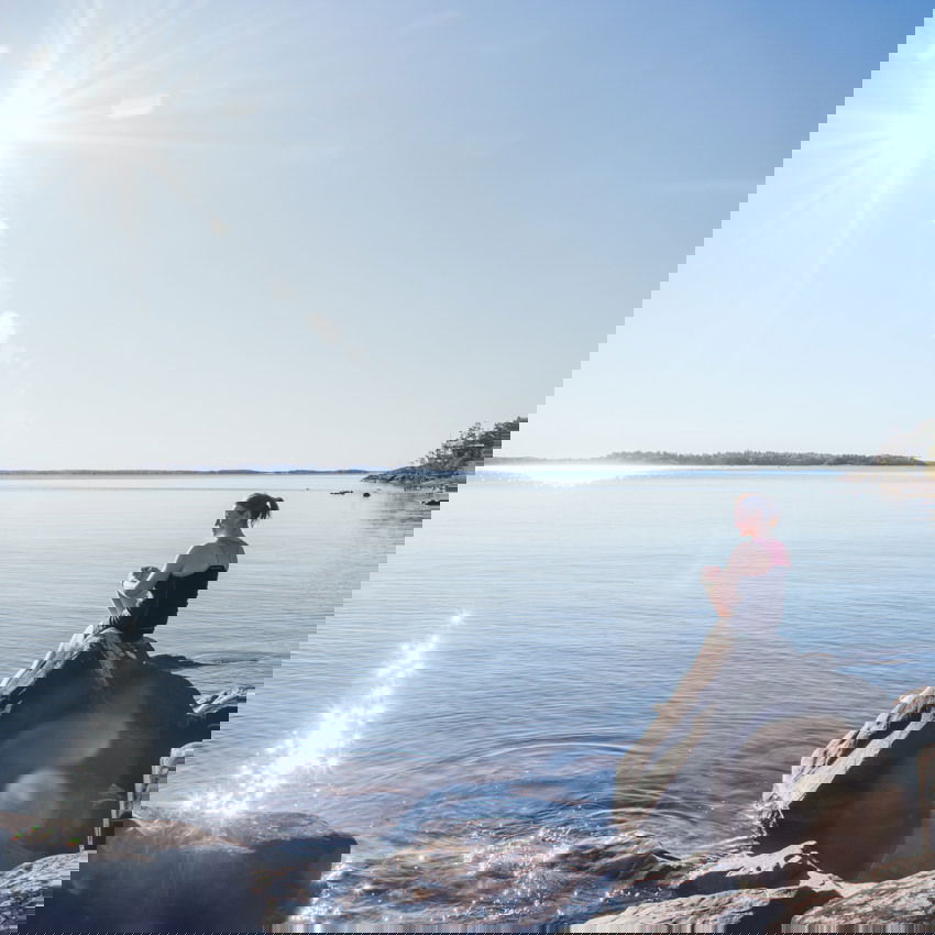Vandra på öar i Vänern