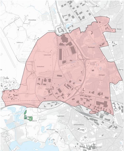 Härifrån kommer en stor del av dagvattnet.