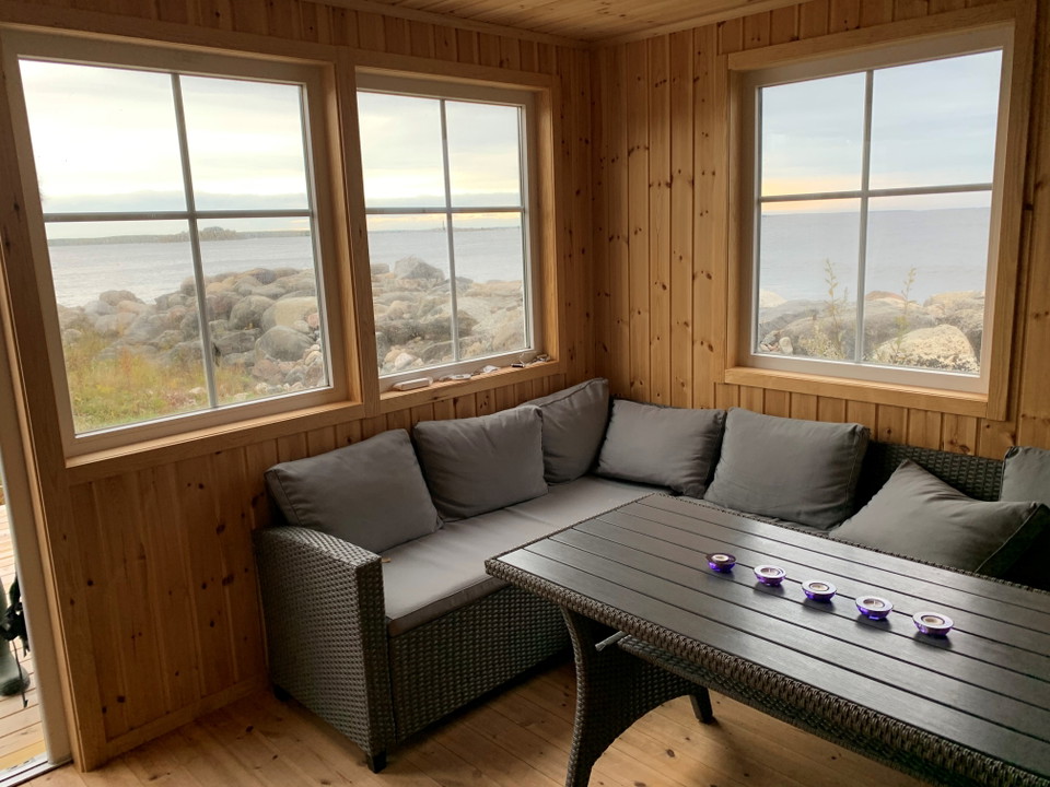 Relaxen i bastun på Pite-Rönnskär