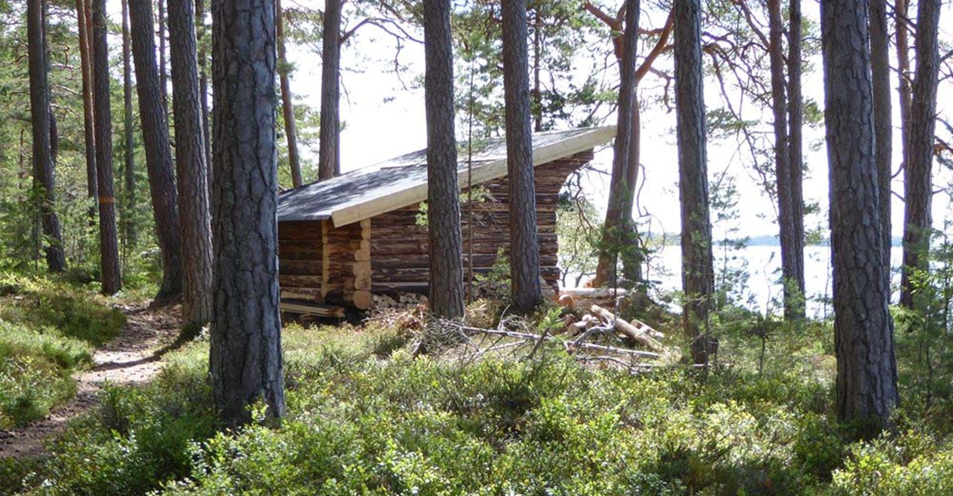 Vindskyddet Västanblick, Västanvik
Etapp: Vastanvik 10 km, rundslinga
Motala
