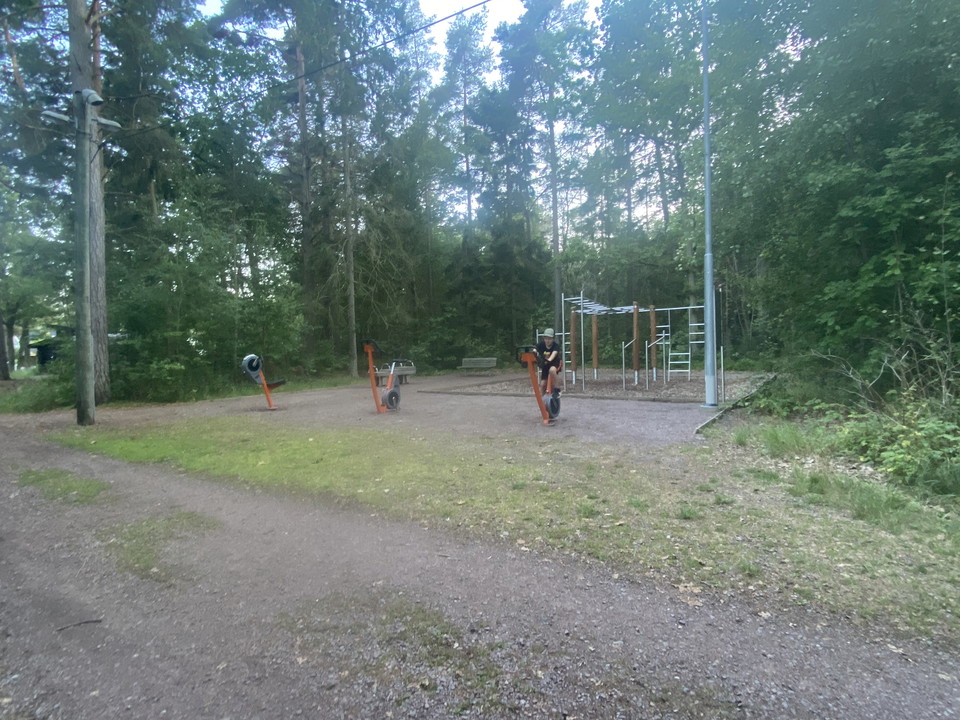 Överblick utegymmet