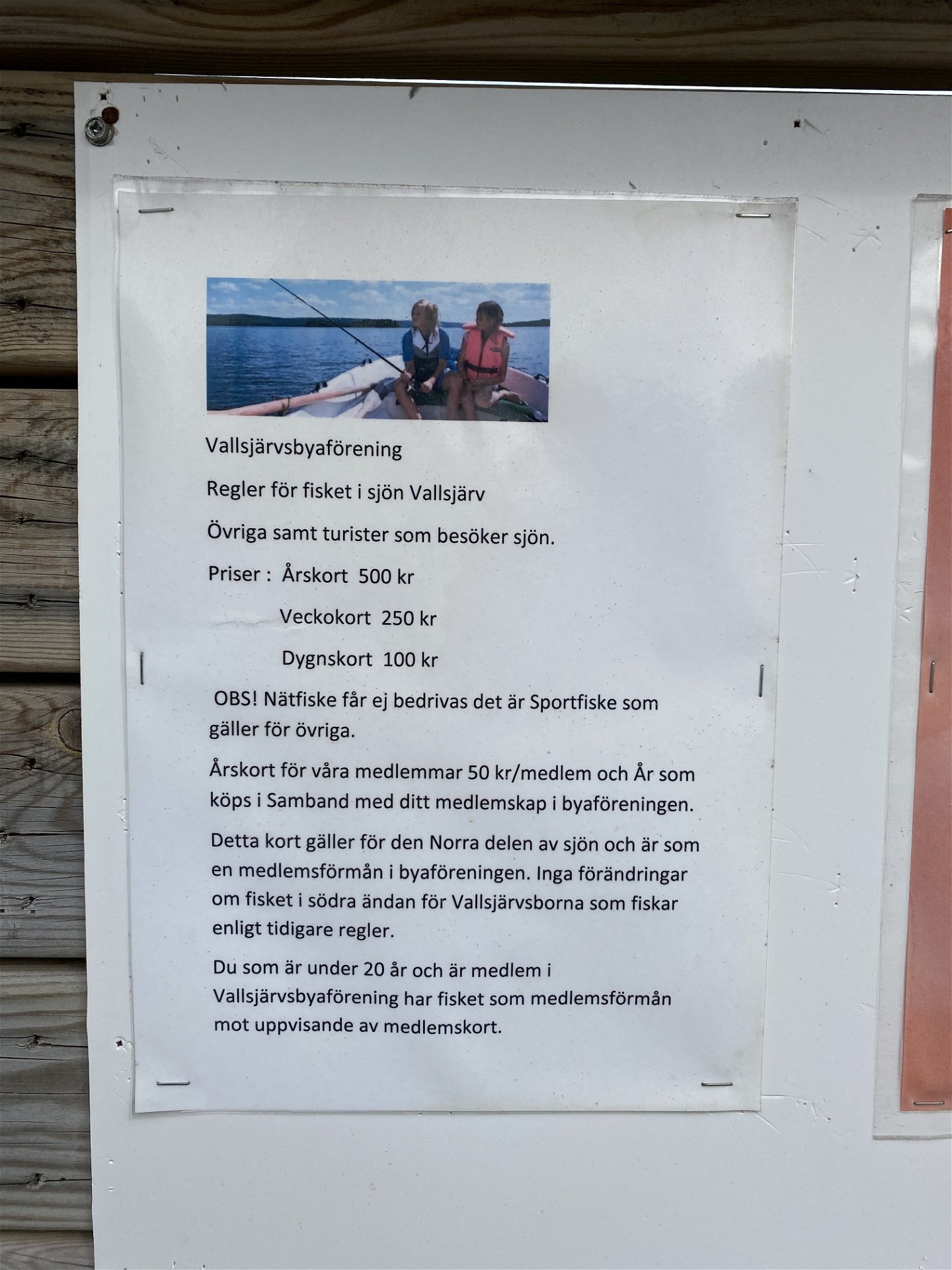 Information om fisket