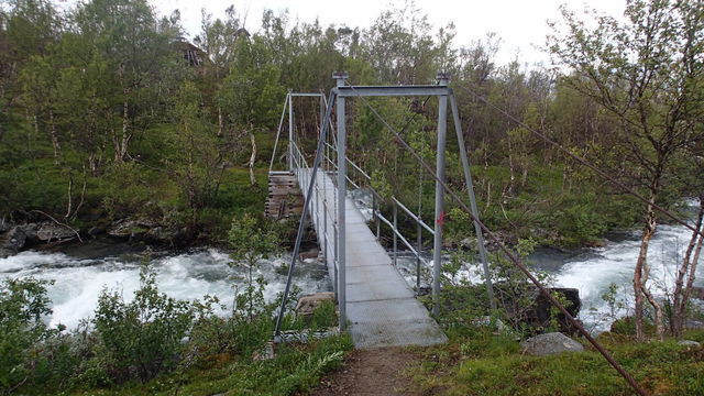 Suspension bridge Guossjájåhkå