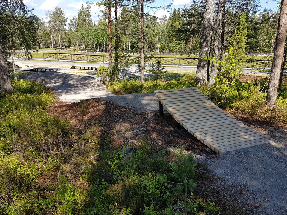 Hopp på röd svårighetsnivå