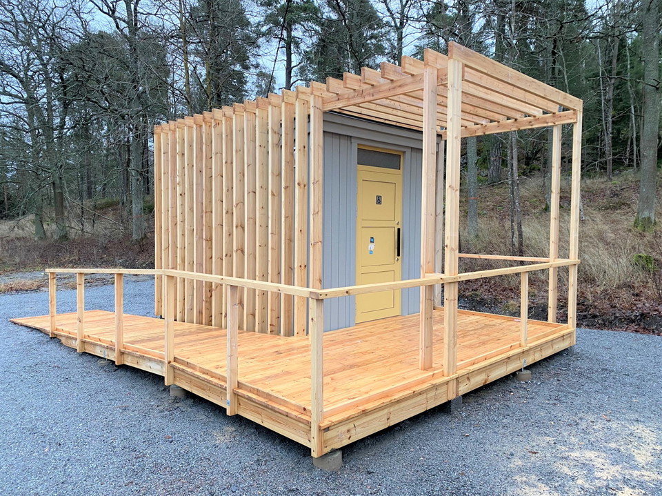 Torrdass med ramp. Foto: Mats Larshagen.