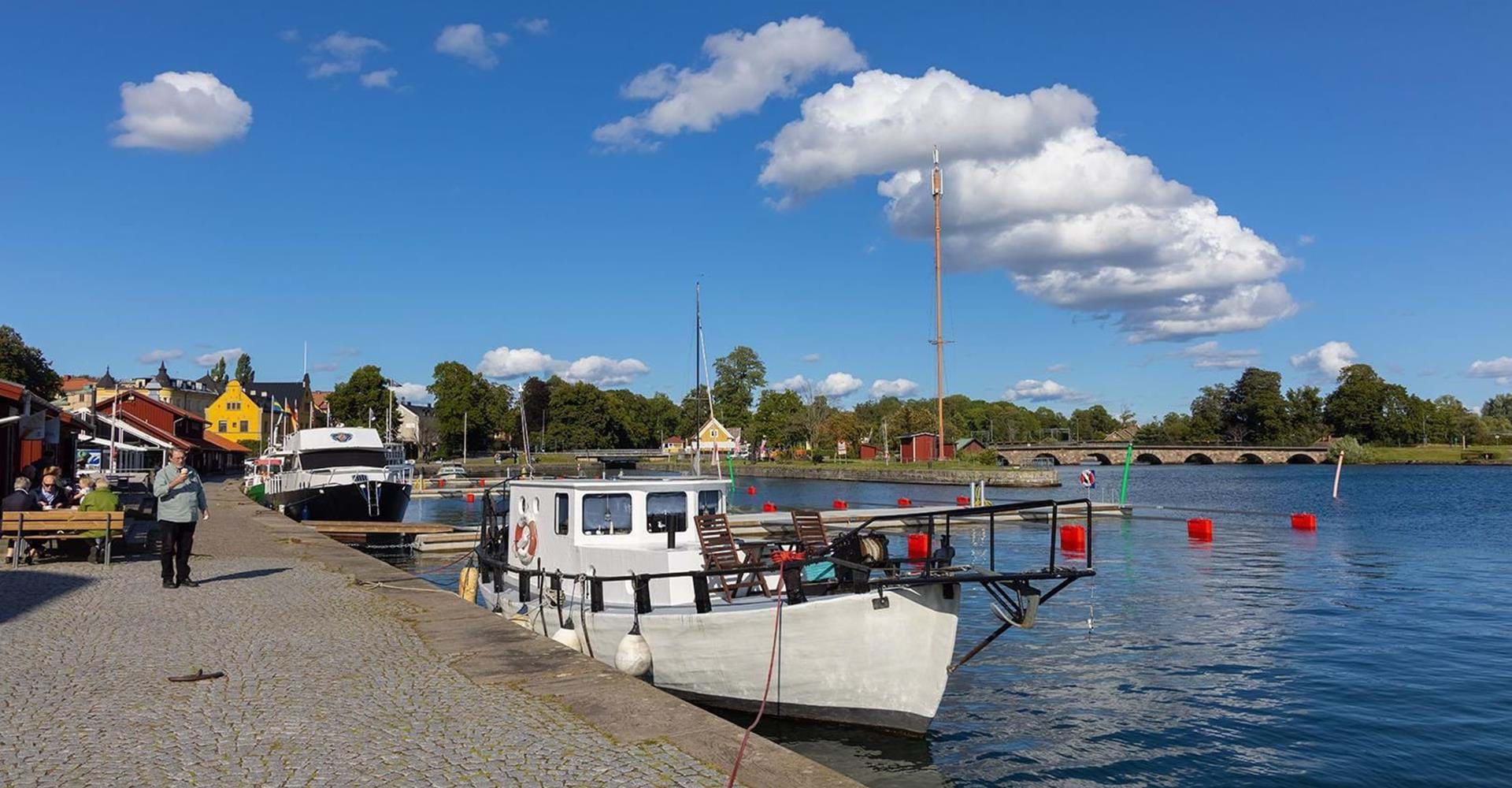 Motala hamn, startplats