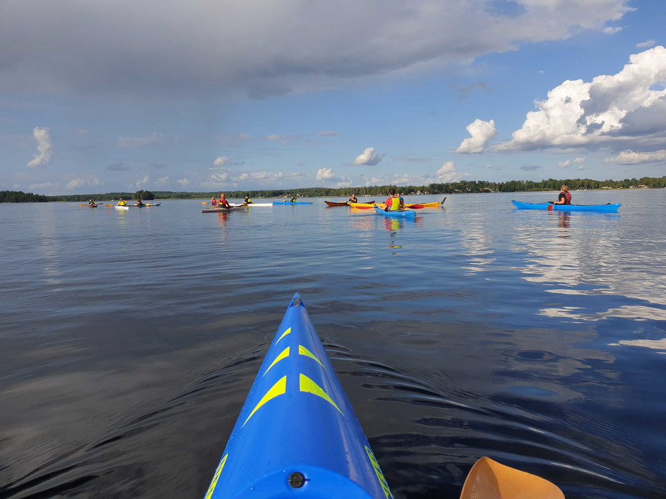 Paddling vid Evedal