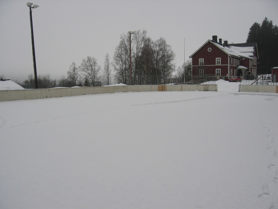 Isplan vid Nedansjö gamla skola