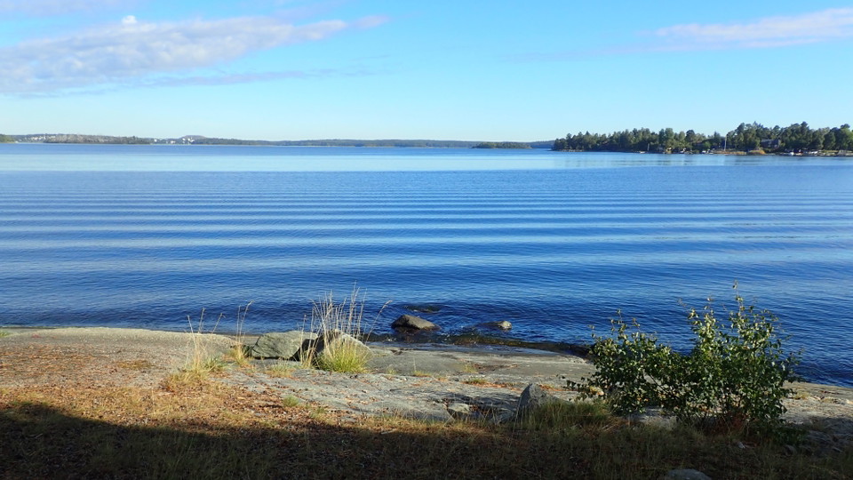 Utsikt över Stora Värtan. Foto Lidingö stad