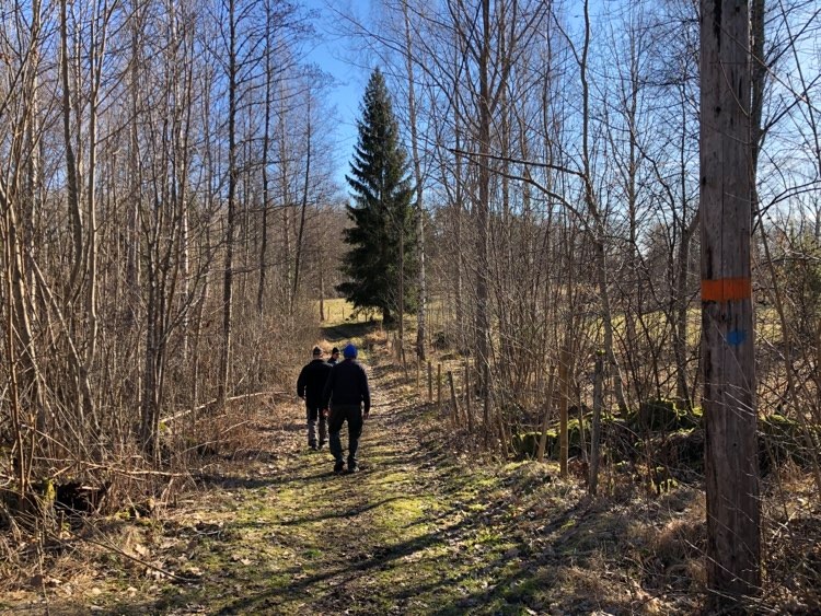 Leden österut från Hagstugan