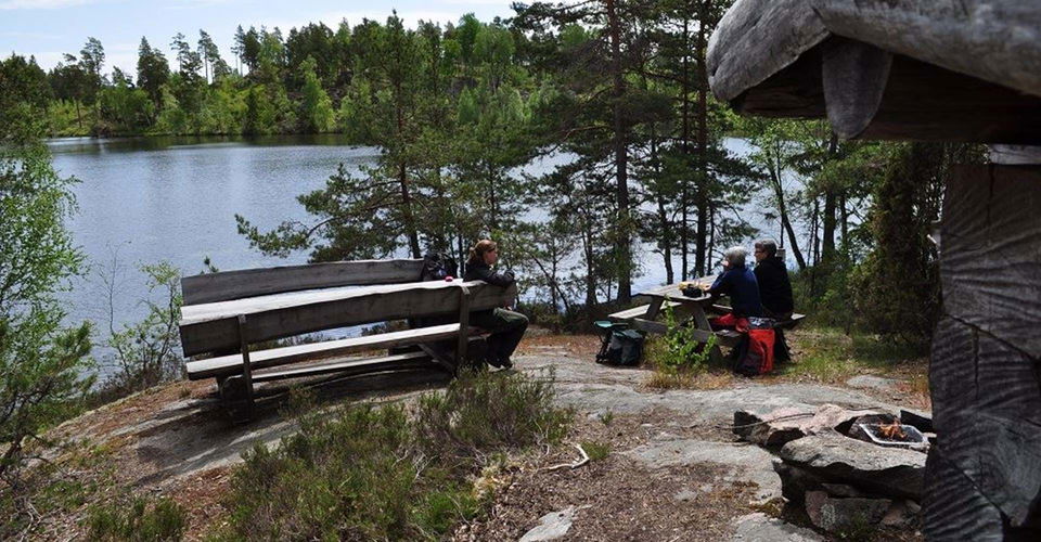 Vindskydd vid Skirgöl
Etapp Valdemarsvik Sydväst
