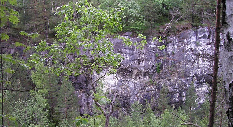Kalkbrott i Kalkberget.