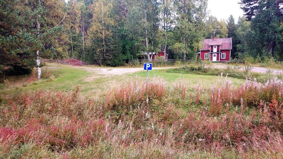 Parkeringsplats vid Kvarnsjön