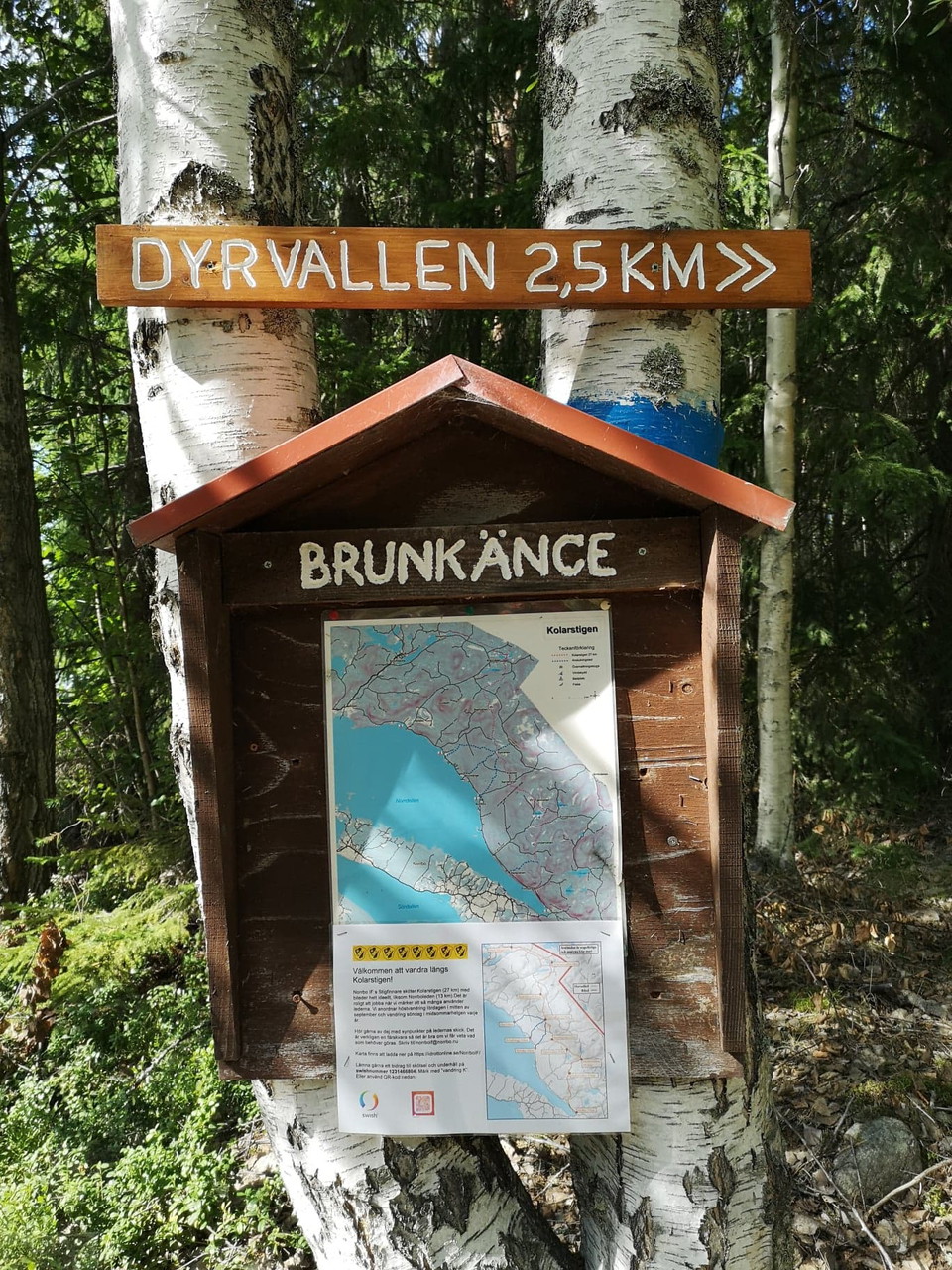 Tydliga markeringar och infotavlor