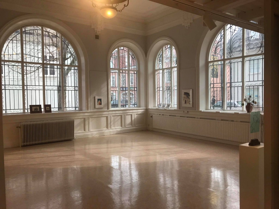 Arvika Konsthall ligger i en fin gammal byggnad.