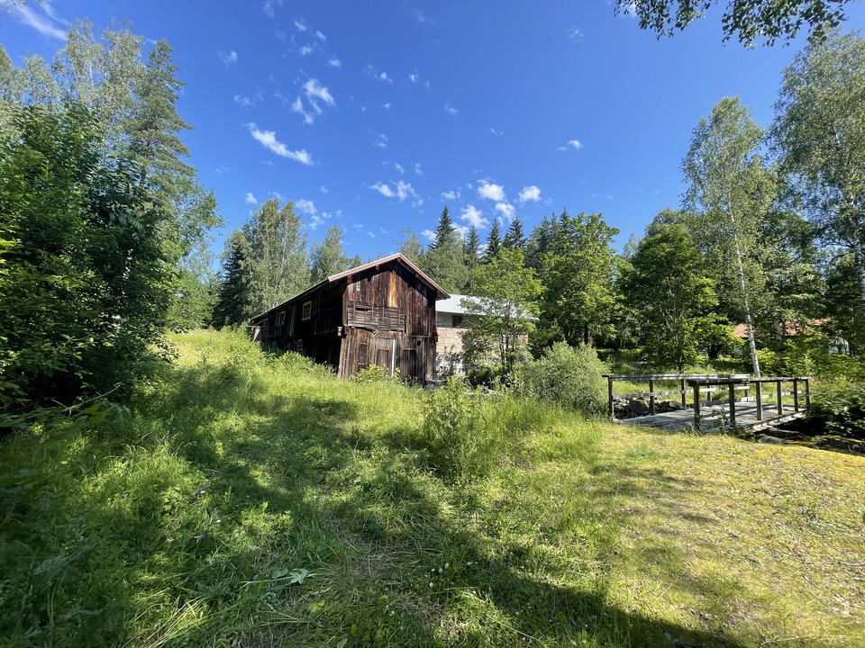 Vy över Stimmerbo hytta