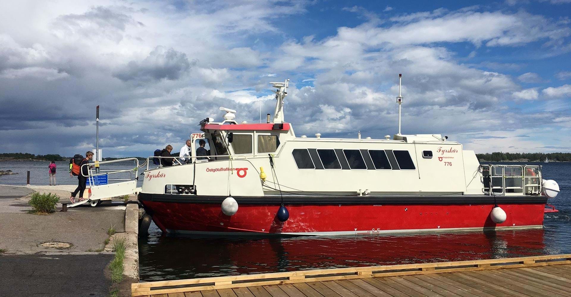 Östgötatrafikens skärgårdstrafik Fyrudden, Etapp: Valdemarsvik-Fyrudden