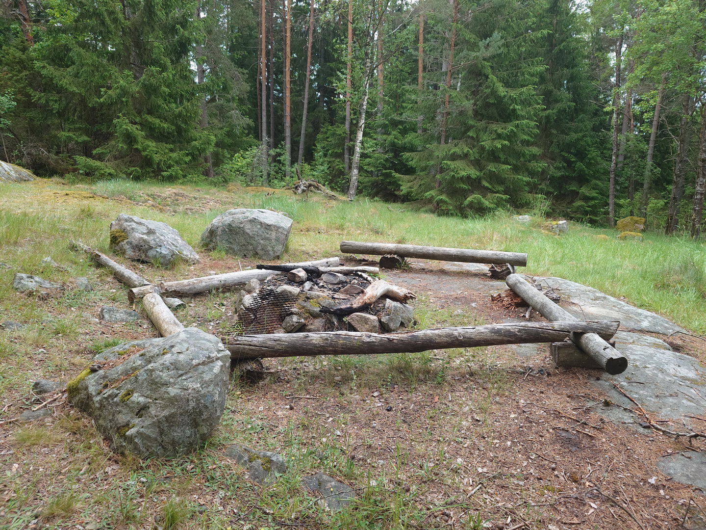 Grillplats vid Stora Ladängen etapp 2 Roslagsleden