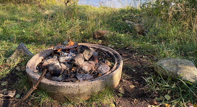 Eldstad Grenle udd, Lövö