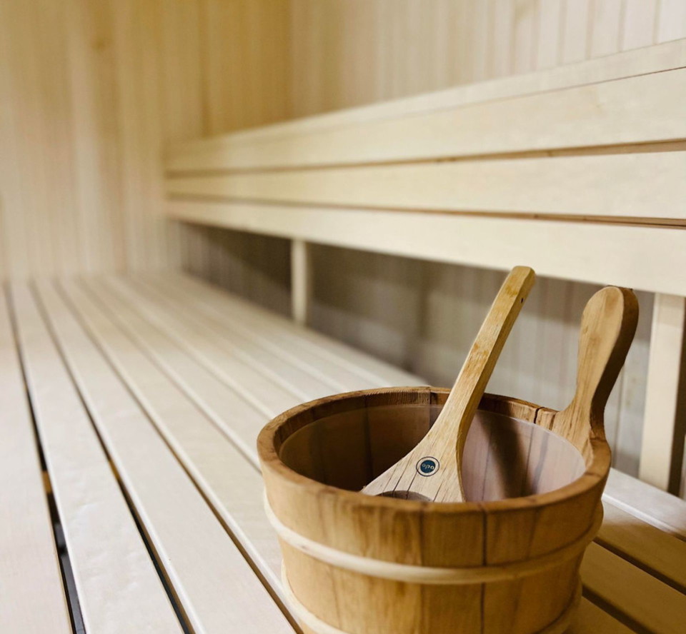 Bastu på badhuset på Kristinehamn Arena