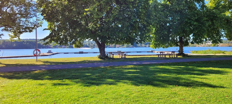 Vy över Prästabadet