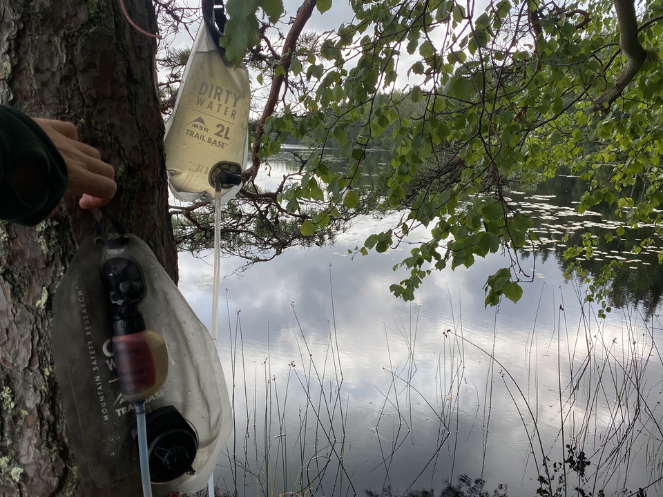 Vattenrening med filter (gravitation)