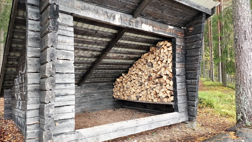 Håvrahällan, vindskydd