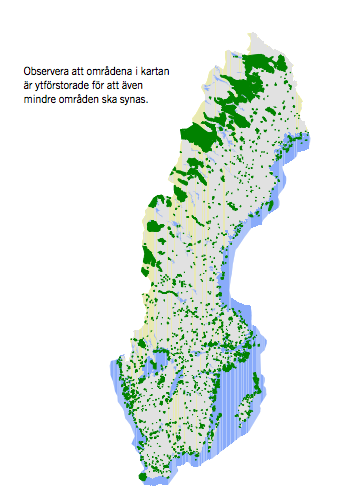 3 km till skyddad natur - långt eller kort?