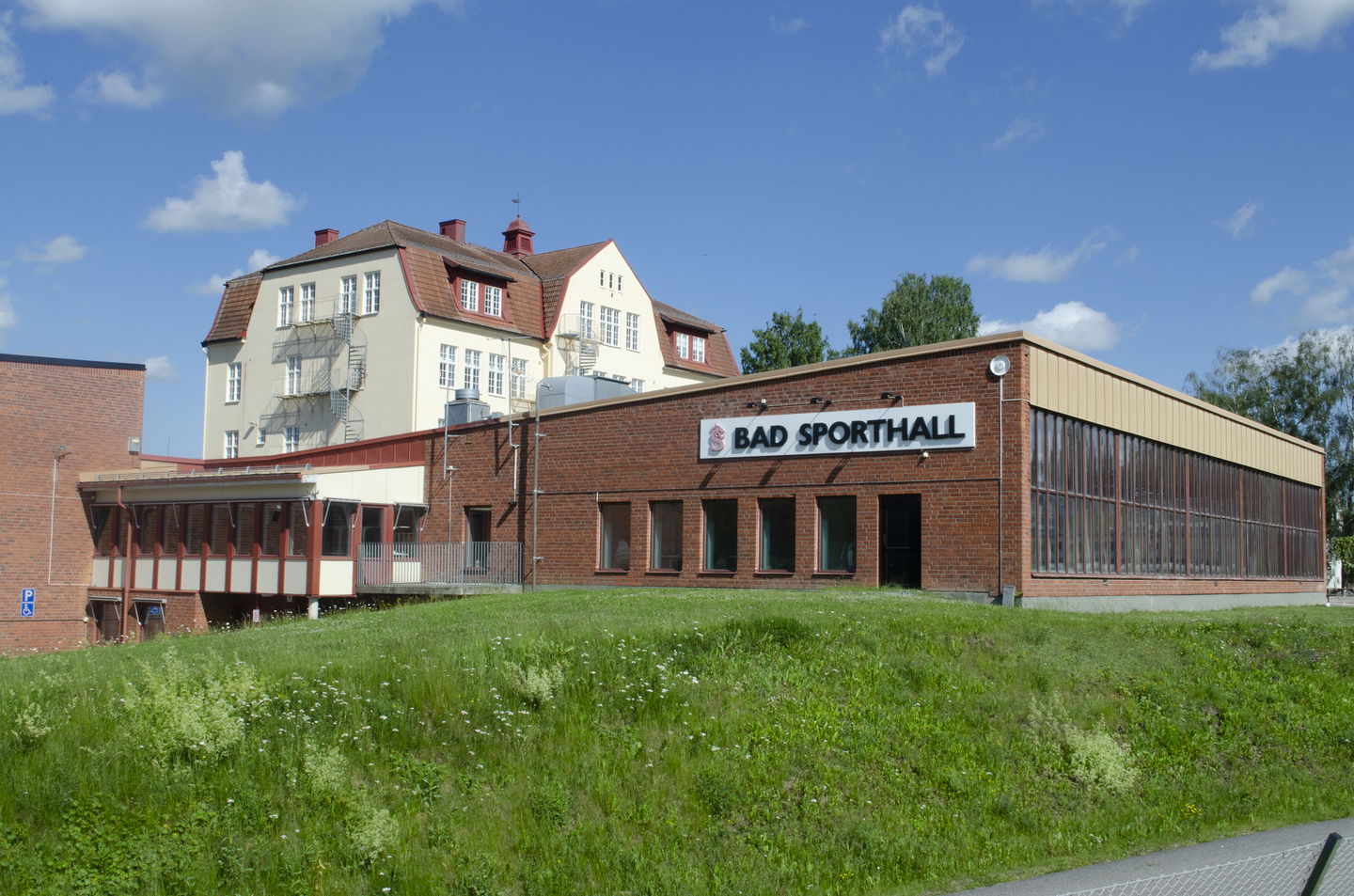 Matforshallen, vy över baddetekn