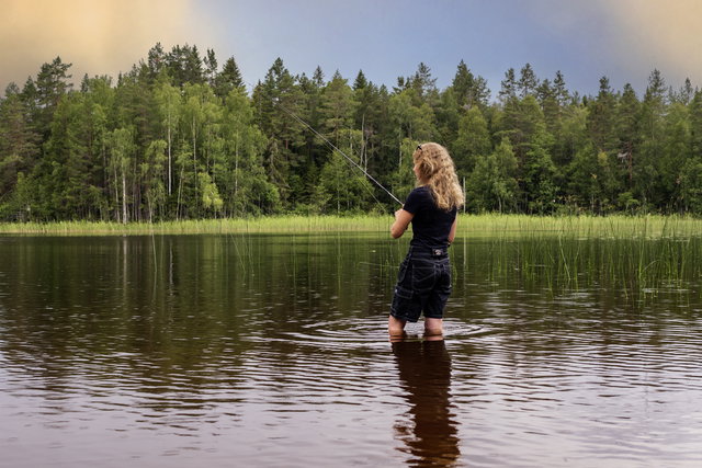 Yttersjön - en pärla för bad och fiskeupplevelser