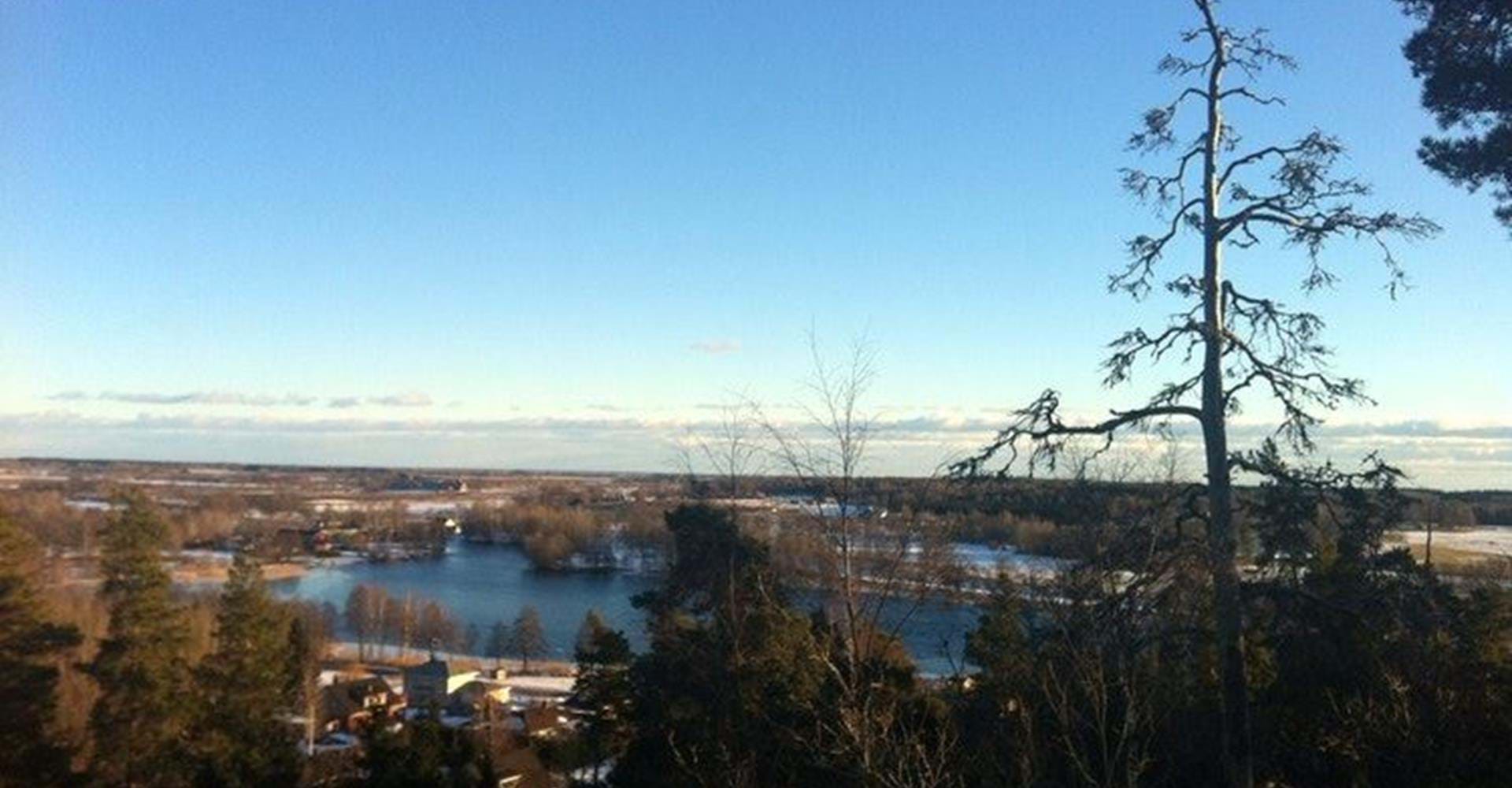 Utsikt från Juteberget. 
Etapp: Borensberg rundslinga. 
Motala