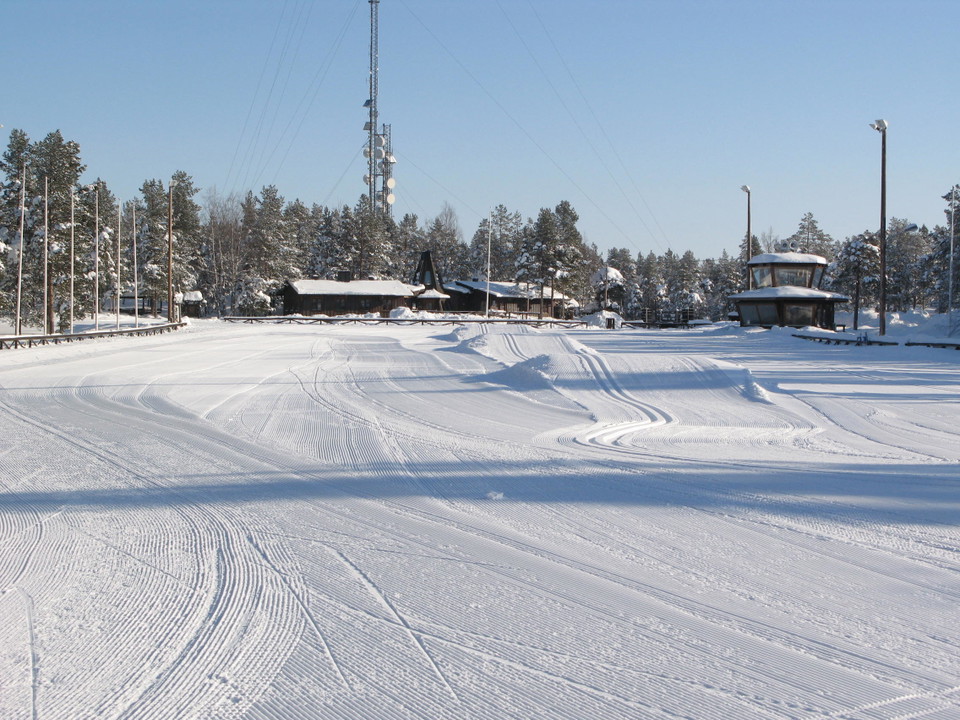 Ängen i vinterskrud