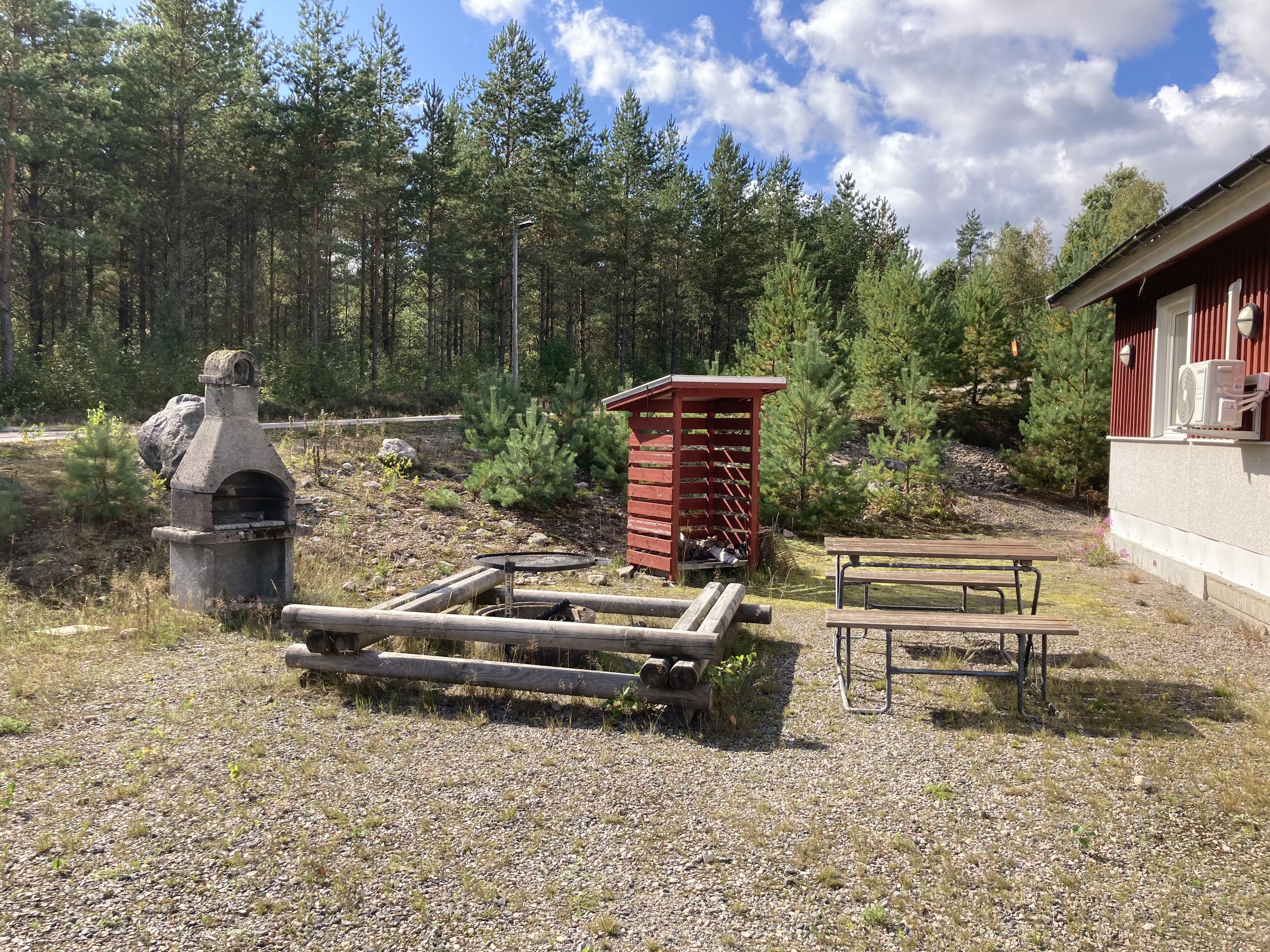 Barbecue area, Ätrans Ski center