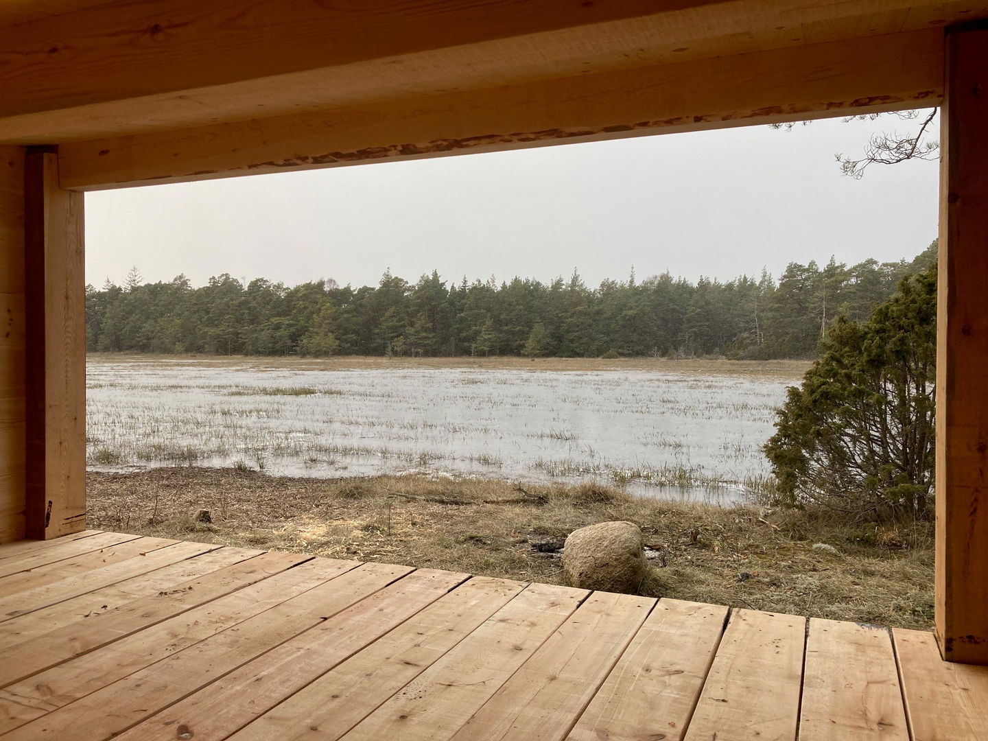 Vy från vindskyddet