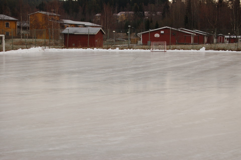 Isplan vid Luleåvägen