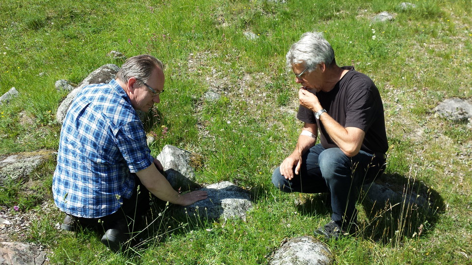 Beundran av slipytestenen.