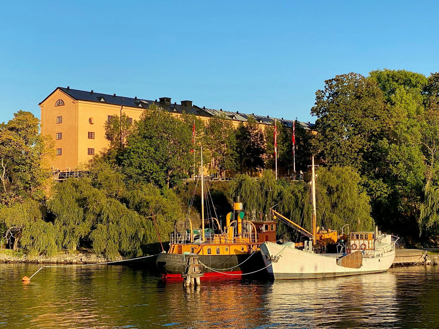 S/S Orion vid Skeppsholmen.