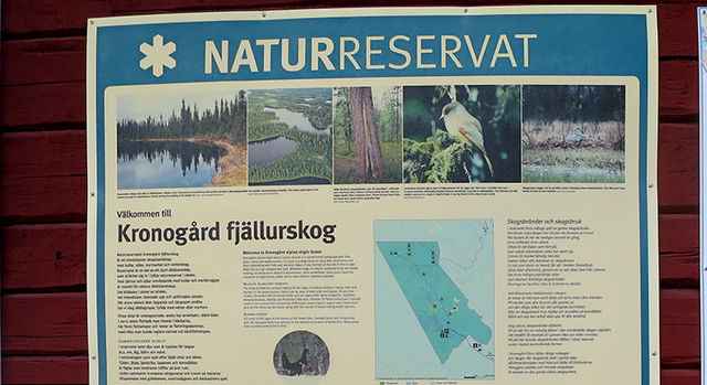Information sign Kronogård