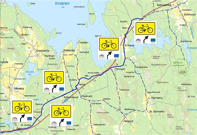 Hope's bicycle path – Gårdsby