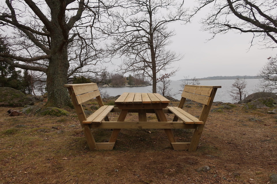 Sittplats med havsvy 