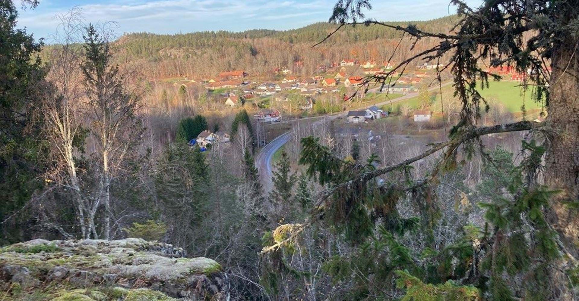 Utsikt över Falerum från Dacke skans