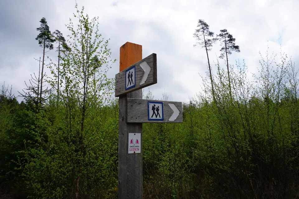 Höglandsleden etapp HÖ23 Åsafors - Kärringabacka - En del av Smålandsleden