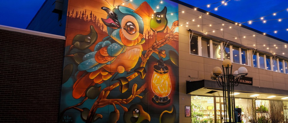 Art walk in Gällivare – a journey through history, art and identity