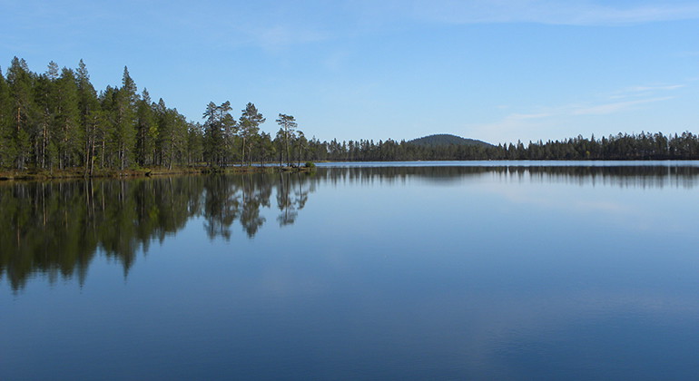 Flakaträsket i Lill-Huvberget.