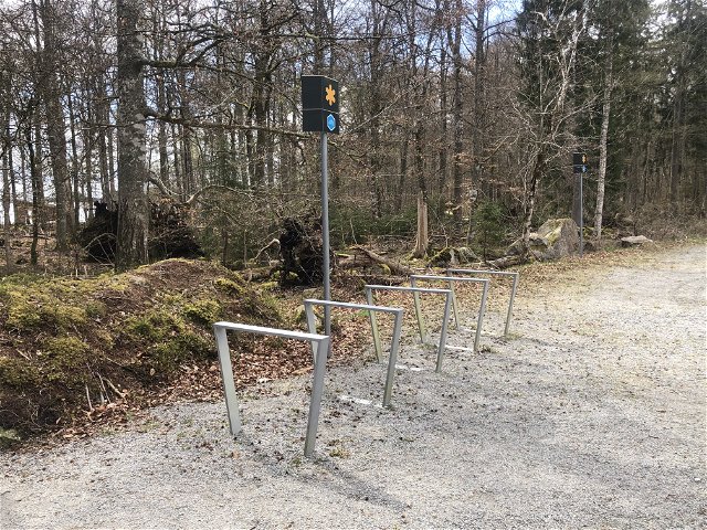  Cykelparkering (Sunnabron), Åsnens nationalpark