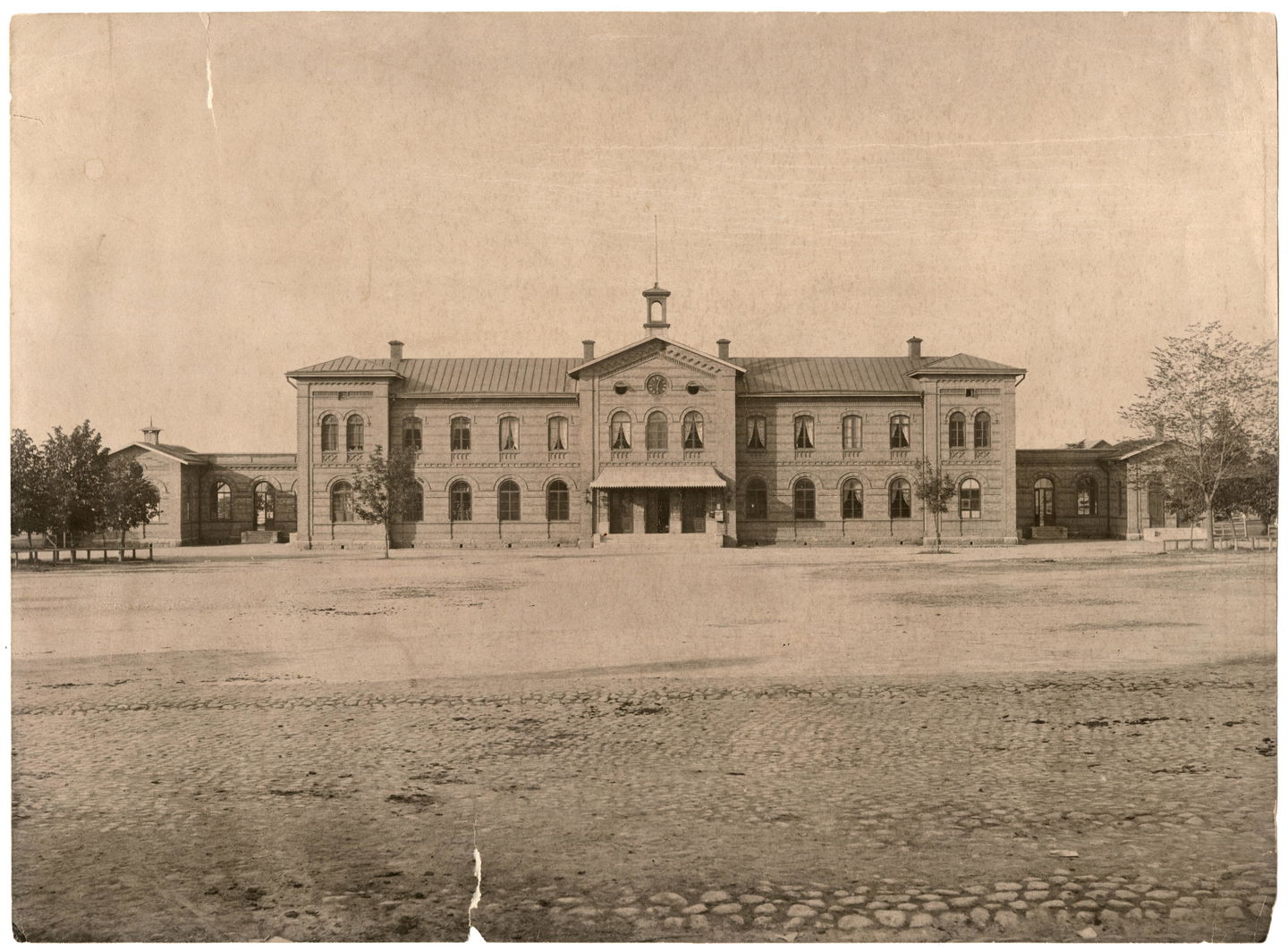 Arvika järnvägsstation under 1870-talet