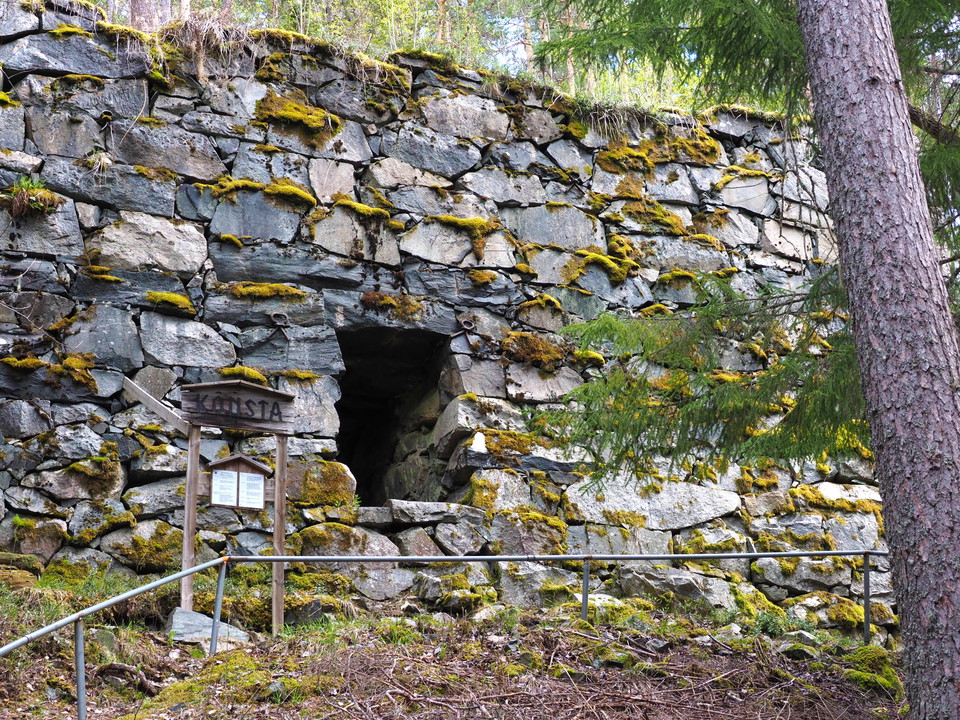 Könsta en av de mäktigaste lämningarna längs vägen